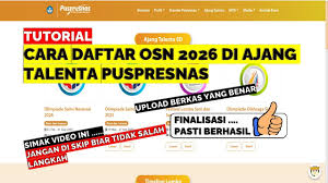 Puspresnas OSN 2026 Dibuka Panduan Cara Daftar SD, SMP, SMA