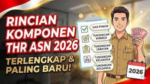 Komponen THR ASN 2026 dan Besaran Gaji PPPK Golongan 9 Cair
