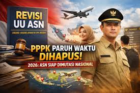 Revisi UU ASN 2026 PDF & BKN PPPK Paruh Waktu akan Dihapus